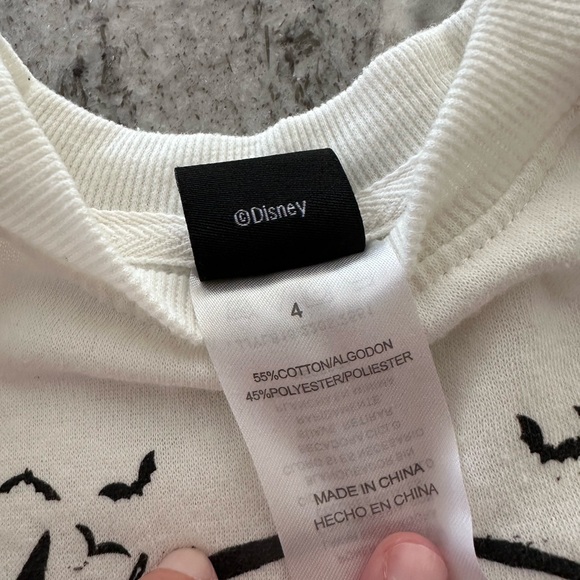 Disneys Nightmare Before Christmas Cream and Black Graphic Apparel - Picture 4 of 7